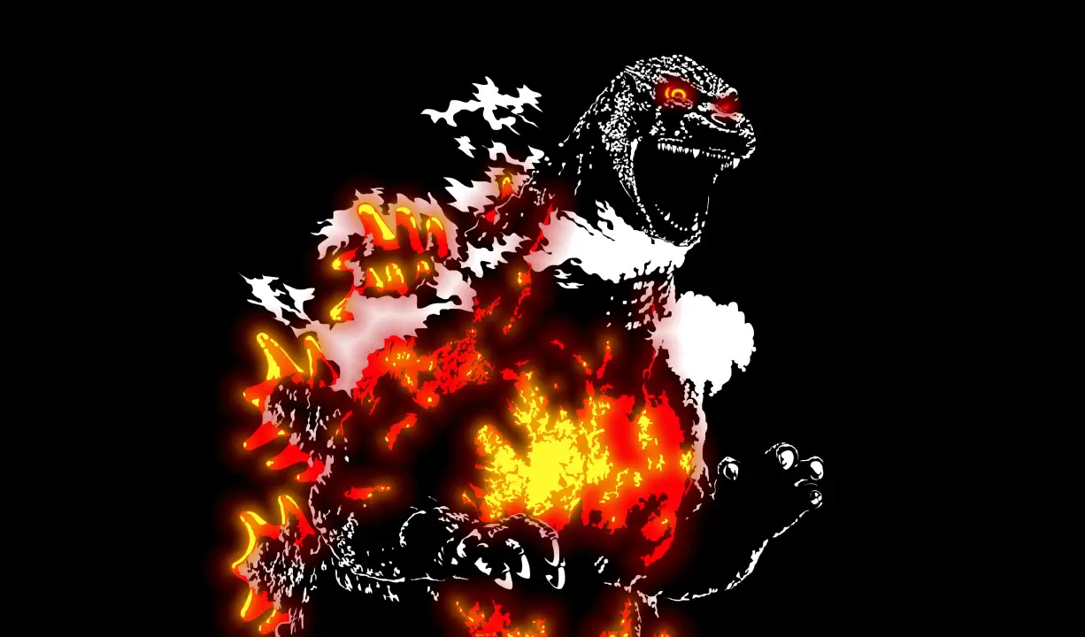 Burning Godzilla Godzilla più Forte