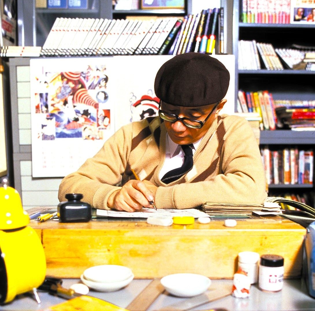 Tezuka at work