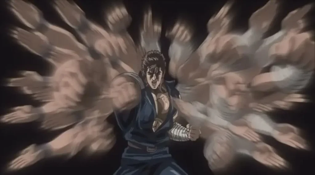 Hokuto No Ken Hokuto Hyakuretsu Ken Tecniche più iconiche degli anime