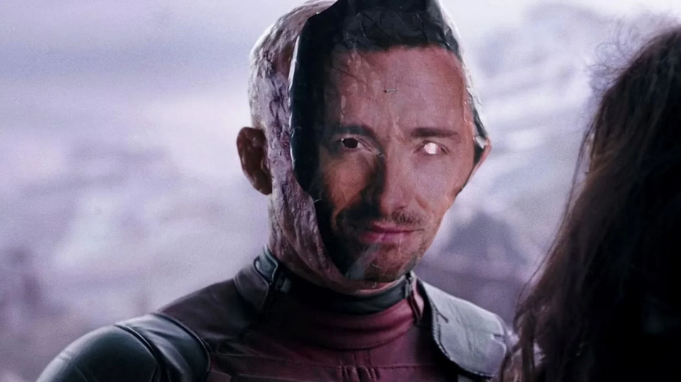 Deadpool indossa la maschera di Hugh Jackman