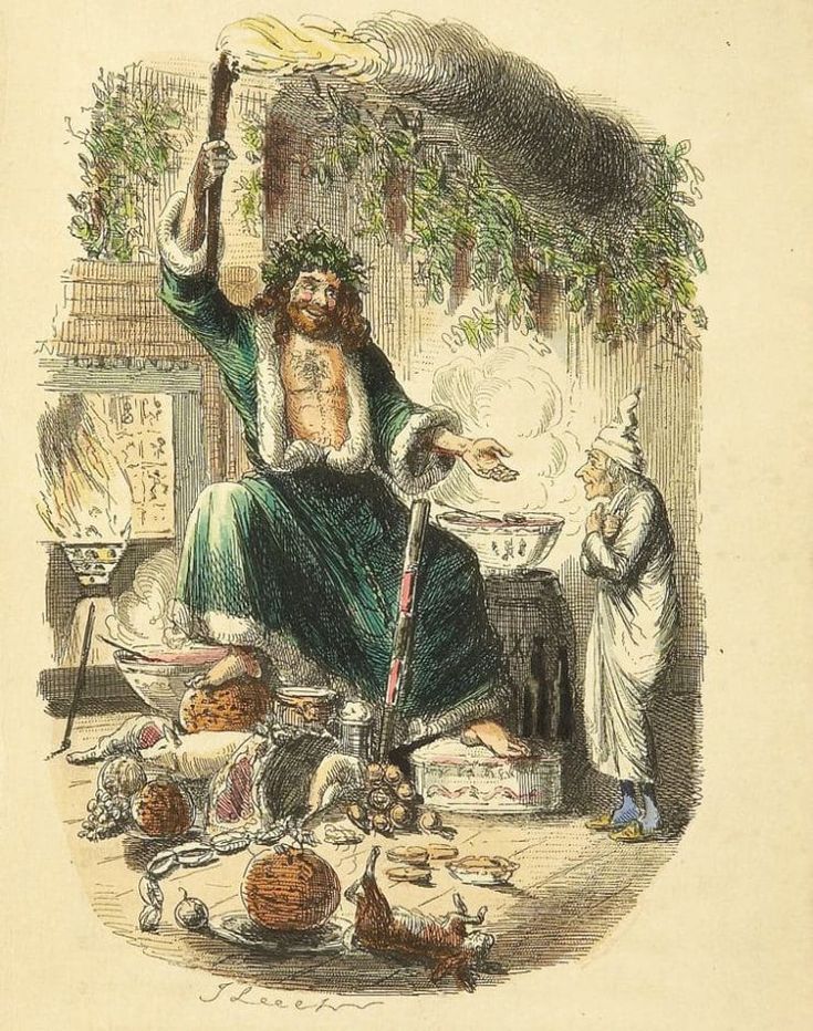 Illustrazione di John Leech dalla prima edizione de Il Canto di Natale di Charles Dickens