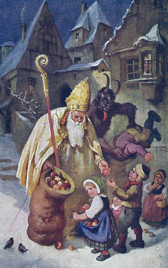 San Nicola e il Krampus