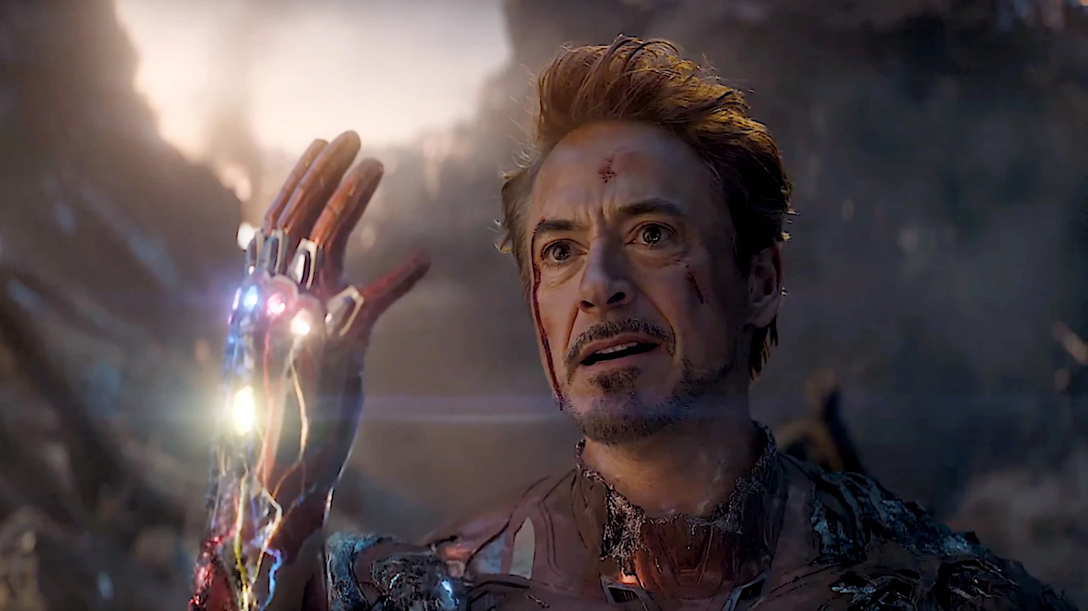 snap di Tony Stark Marvel Cinematic Universe Saga dell'Infinito